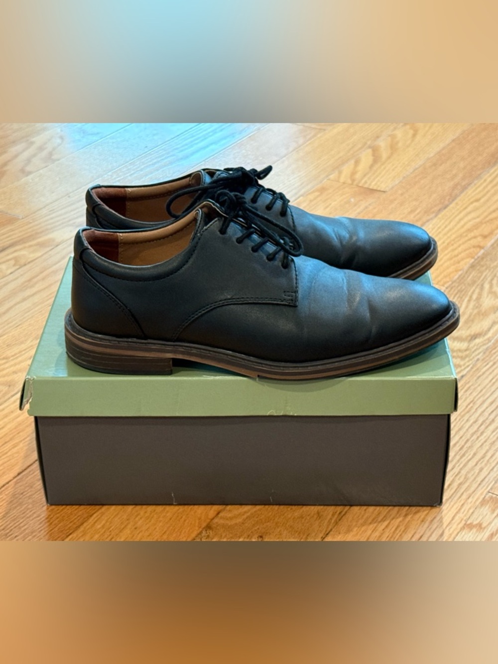 Goodfellow Leo Flats black dress shoes 8